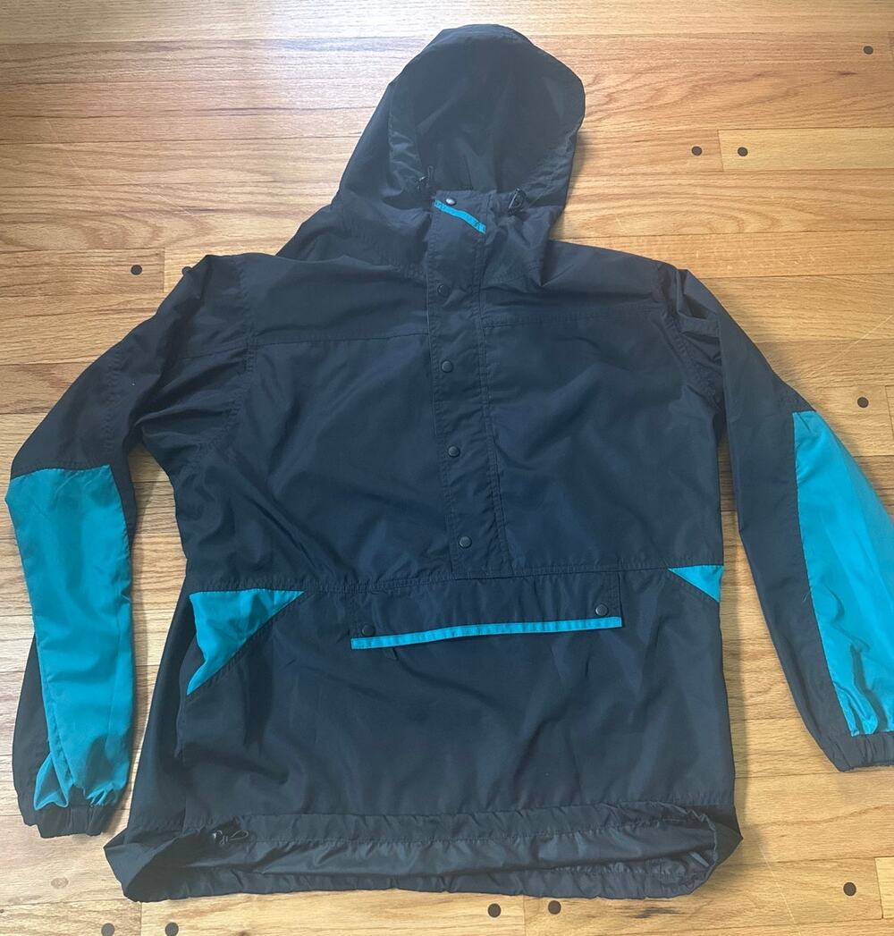 Vintage REI Anorak Windbreaker Men L Nylon 1/2 Zip Oversized Packable